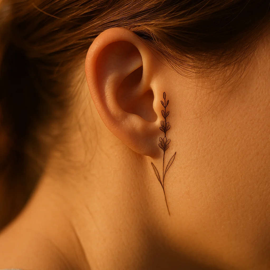 24 Behind-the-Ear Tattoos That Actually Hold Up