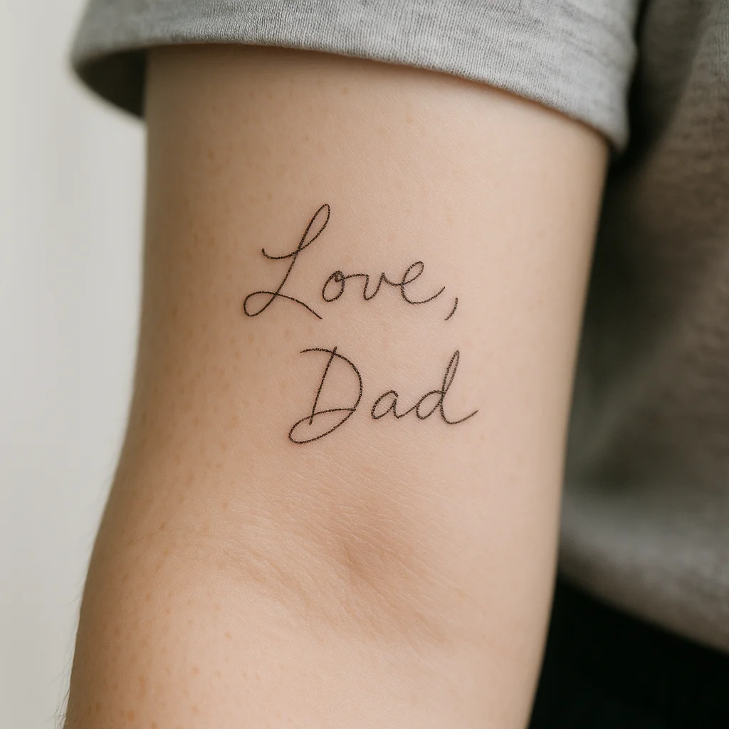 Dad Memorial Tattoos: 30 Ideas That Feel Like Him